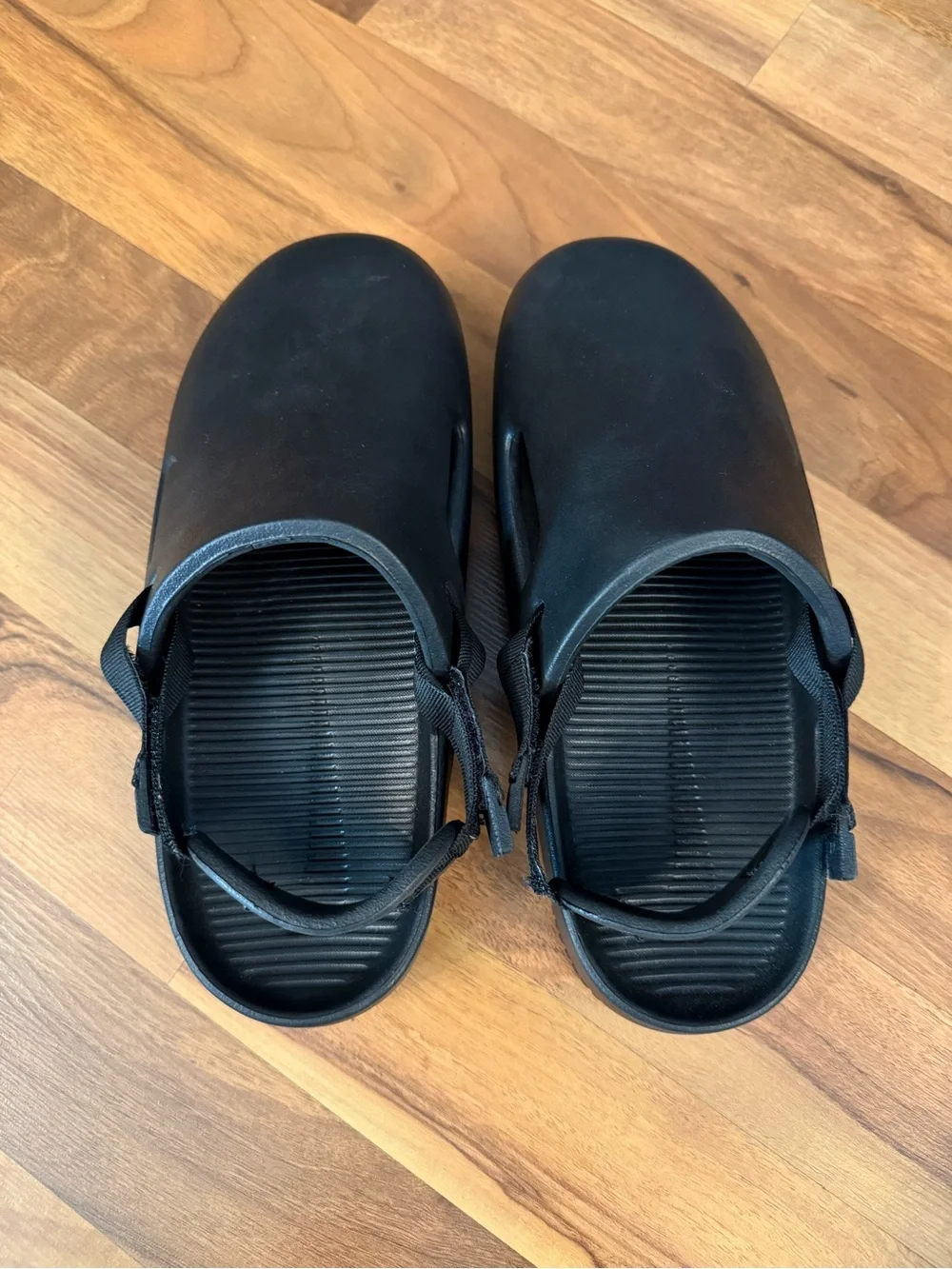 Nike Calm Mules black WOMANS 7 removable heel strap shoes clogs men’s 6 - Picture 4 of 8